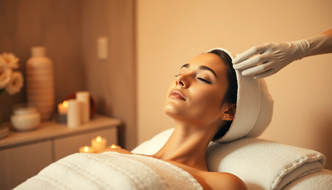 Experience skin tightening treatment in a serene spa environment, promoting youthful appearance and well-being.