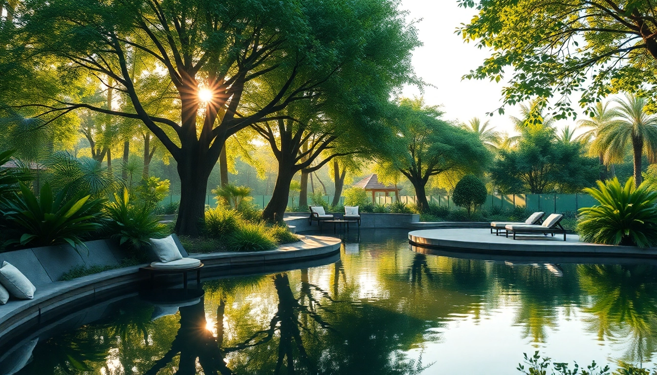 Enhance your wellness journey with healthlifeherald's serene retreat setting featuring lush greenery and calm waters.