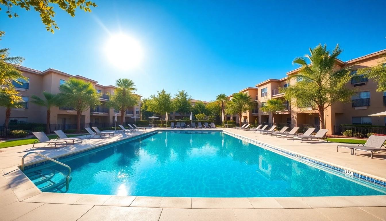 Discover apartments for rent in Glendale AZ surrounded by greenery and a sunny atmosphere.