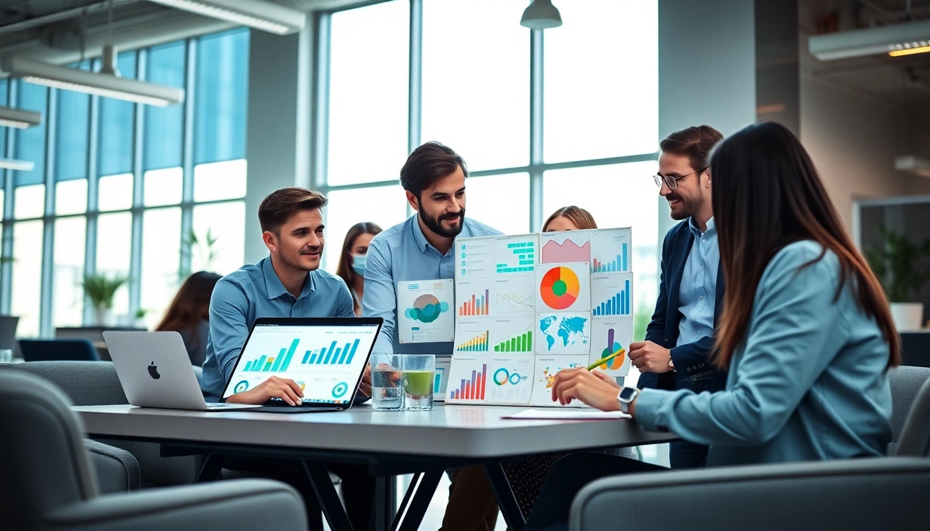 Elevate your edmonton seo efforts with a collaborative digital marketing team brainstorming.