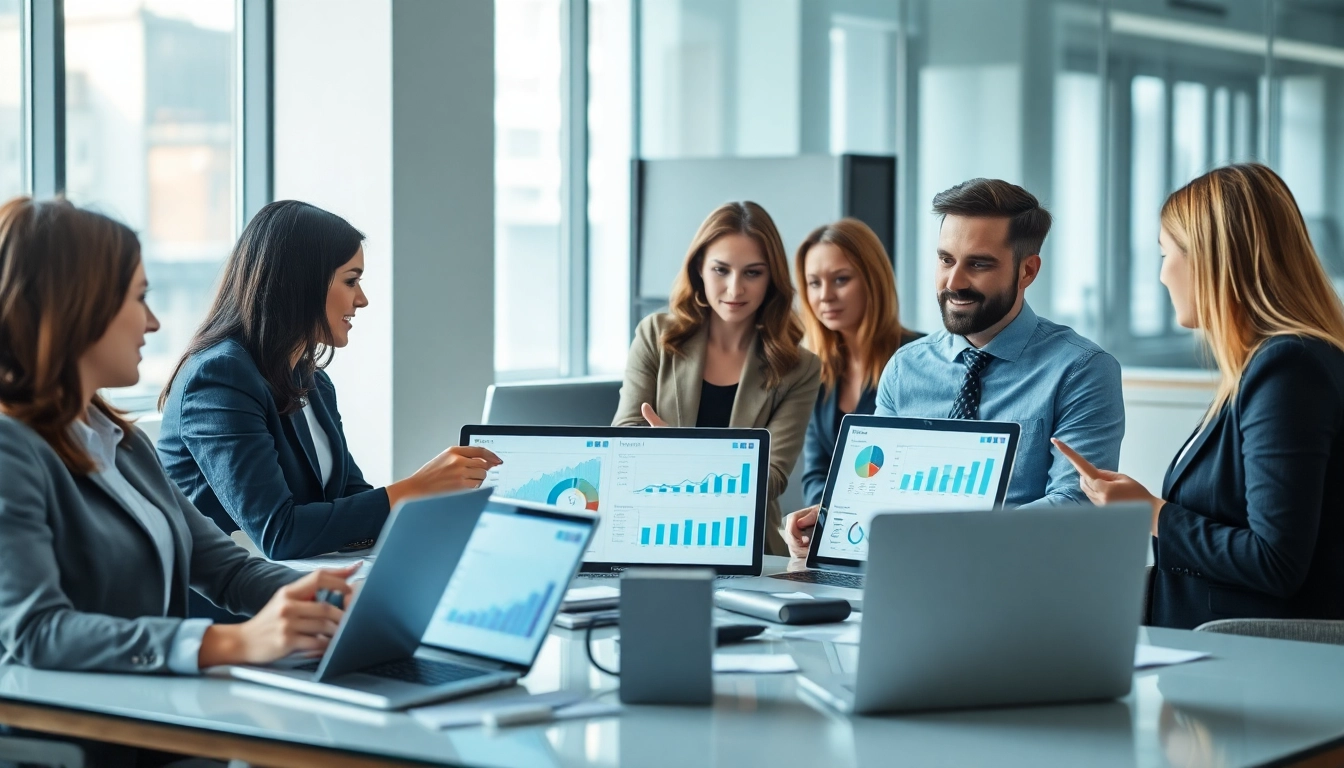 Dynamic team engaged in a competitor pricing analysis discussion in an office setting.