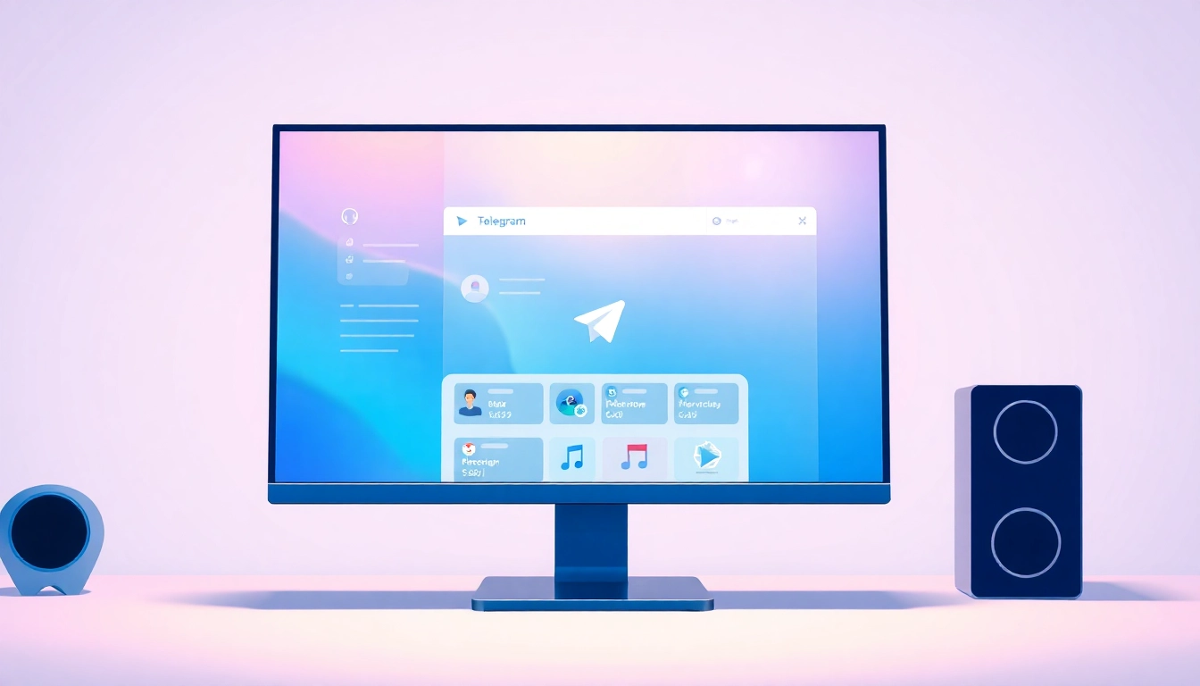 Interact with the Telegram電腦版 desktop interface showcasing its chat features and user-friendly design.