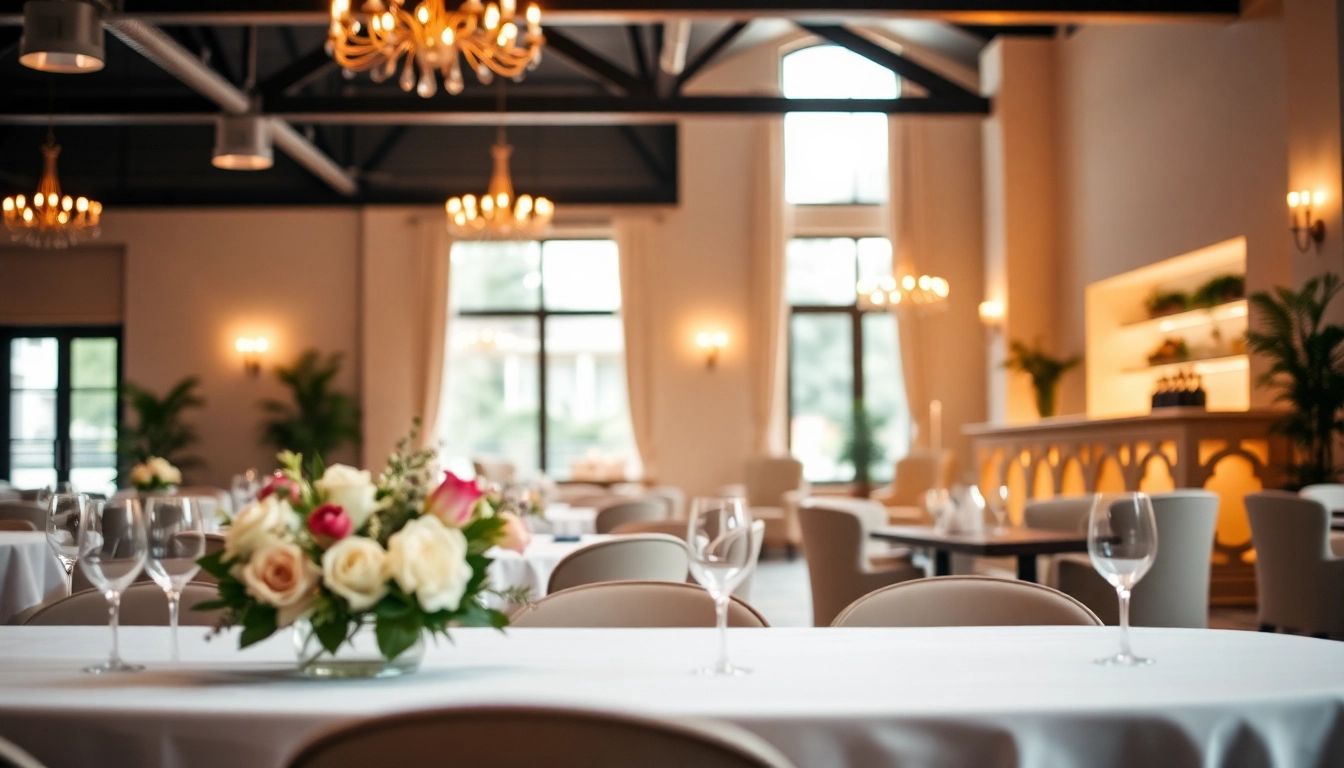 Host your event at le lieu with a beautifully set table amid elegant decor.