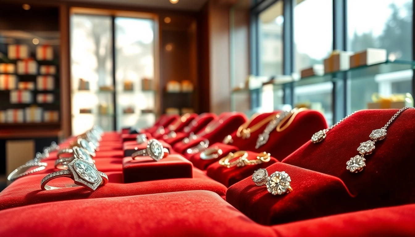 Explore unique pieces at jewelry stores near me with elegant displays and luxurious ambiance.