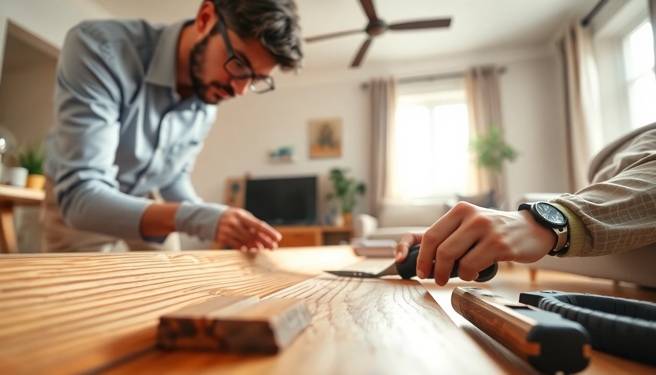 Inspecting wood structures for signs of termite infestations during termite inspections.
