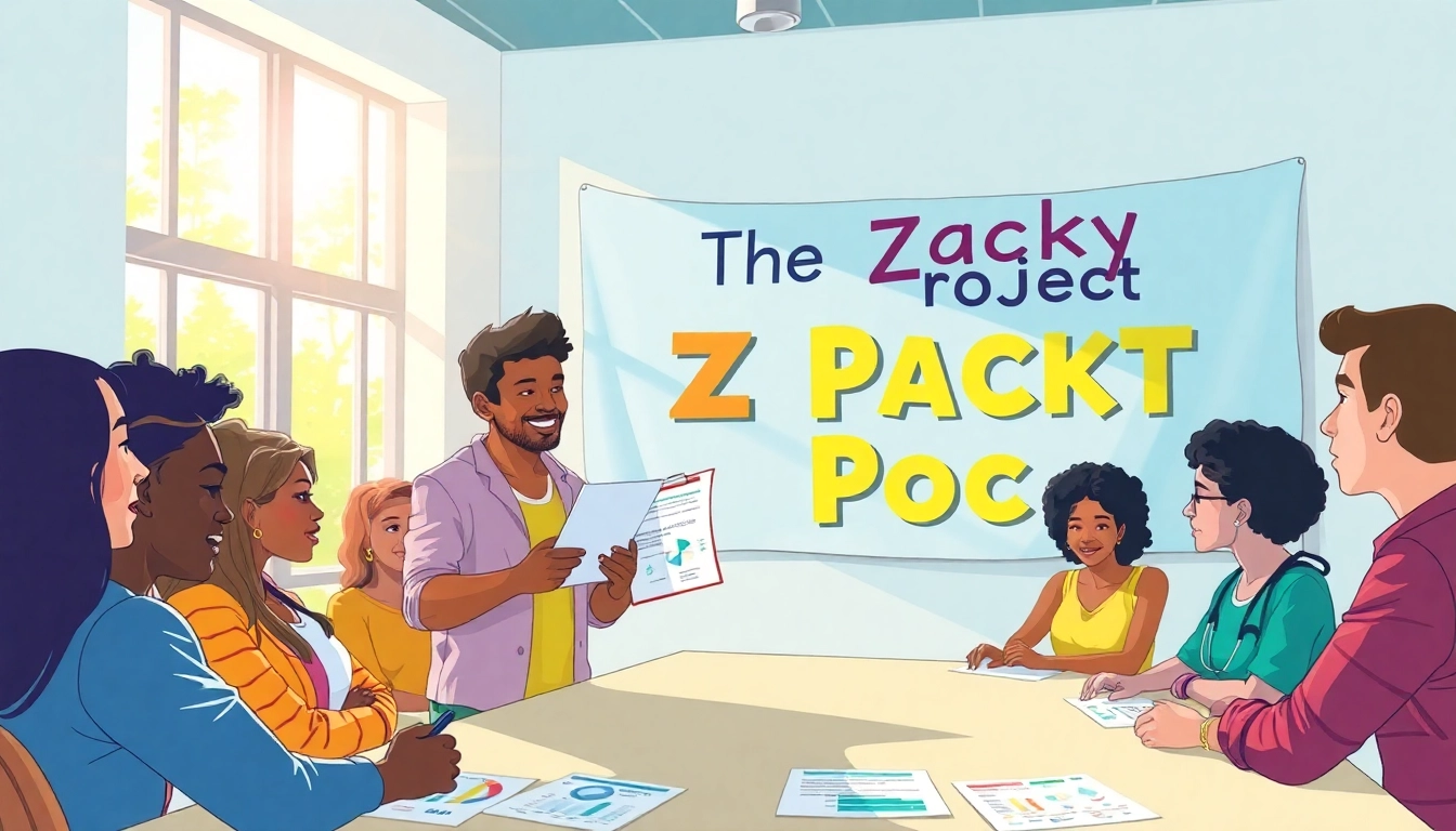 Advocacy meeting discussing health issues at The Zacky Project, fostering community engagement and support.