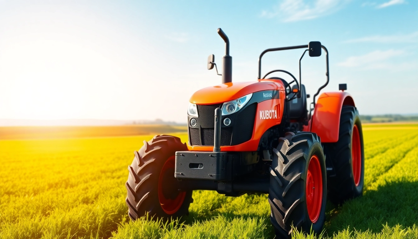 Kuboata Traktoren: Leistungsstarke Maschinen für die Landwirtschaft