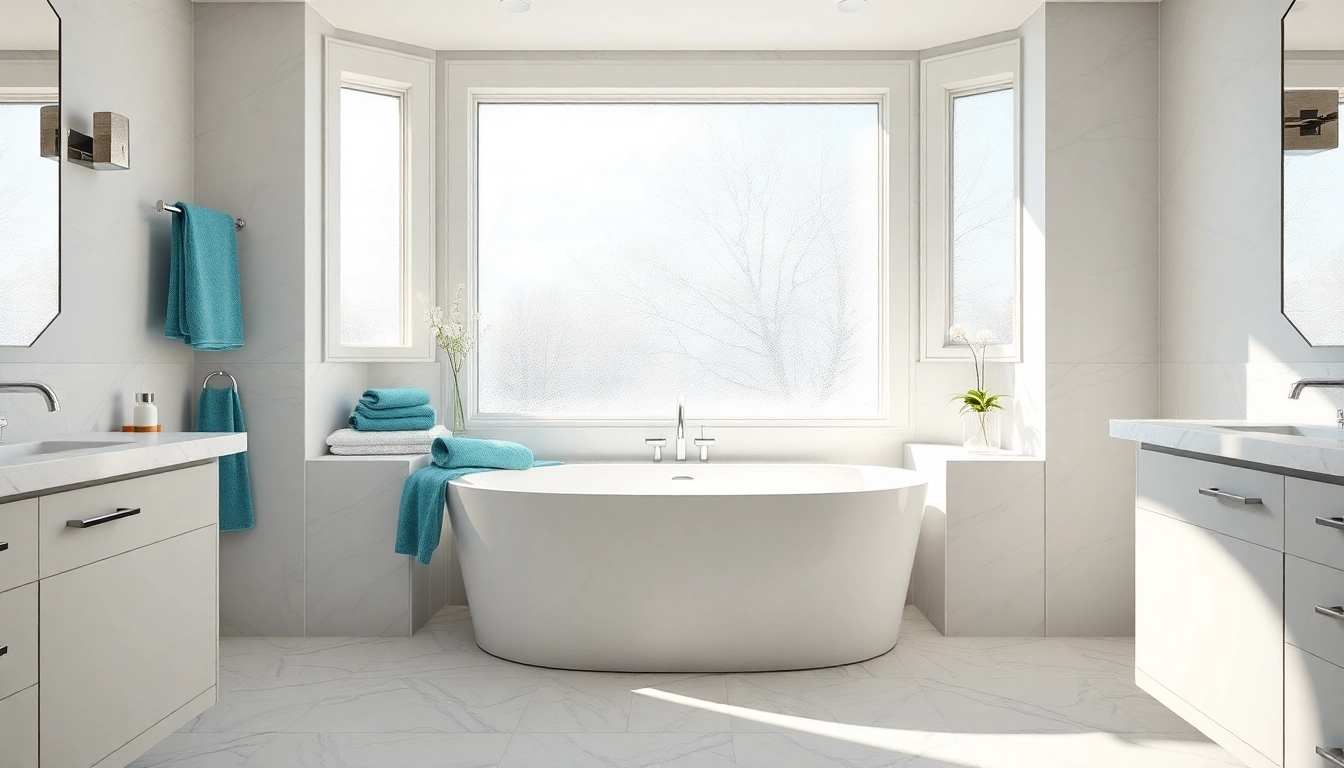 Beautiful bathroom renovation Nashville featuring modern design with elegant fixtures.