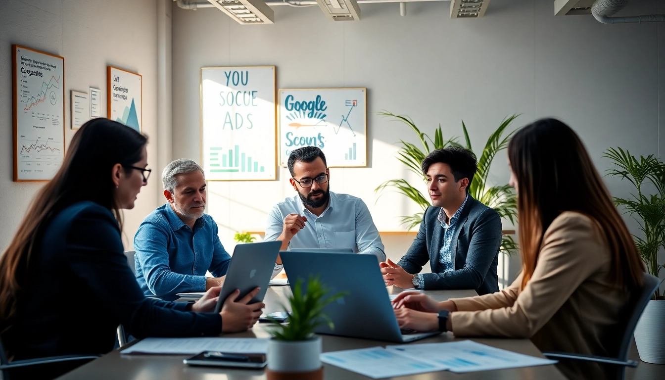 Boost your business with effective Google Ads Edmonton strategies in a modern office.