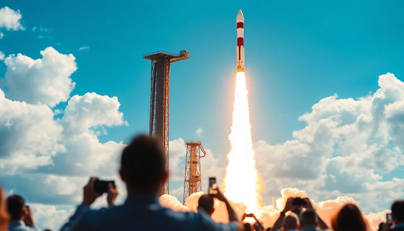 Rocket Lab launches its vehicle into the sky, symbolizing the growth of revenue rocket lab.